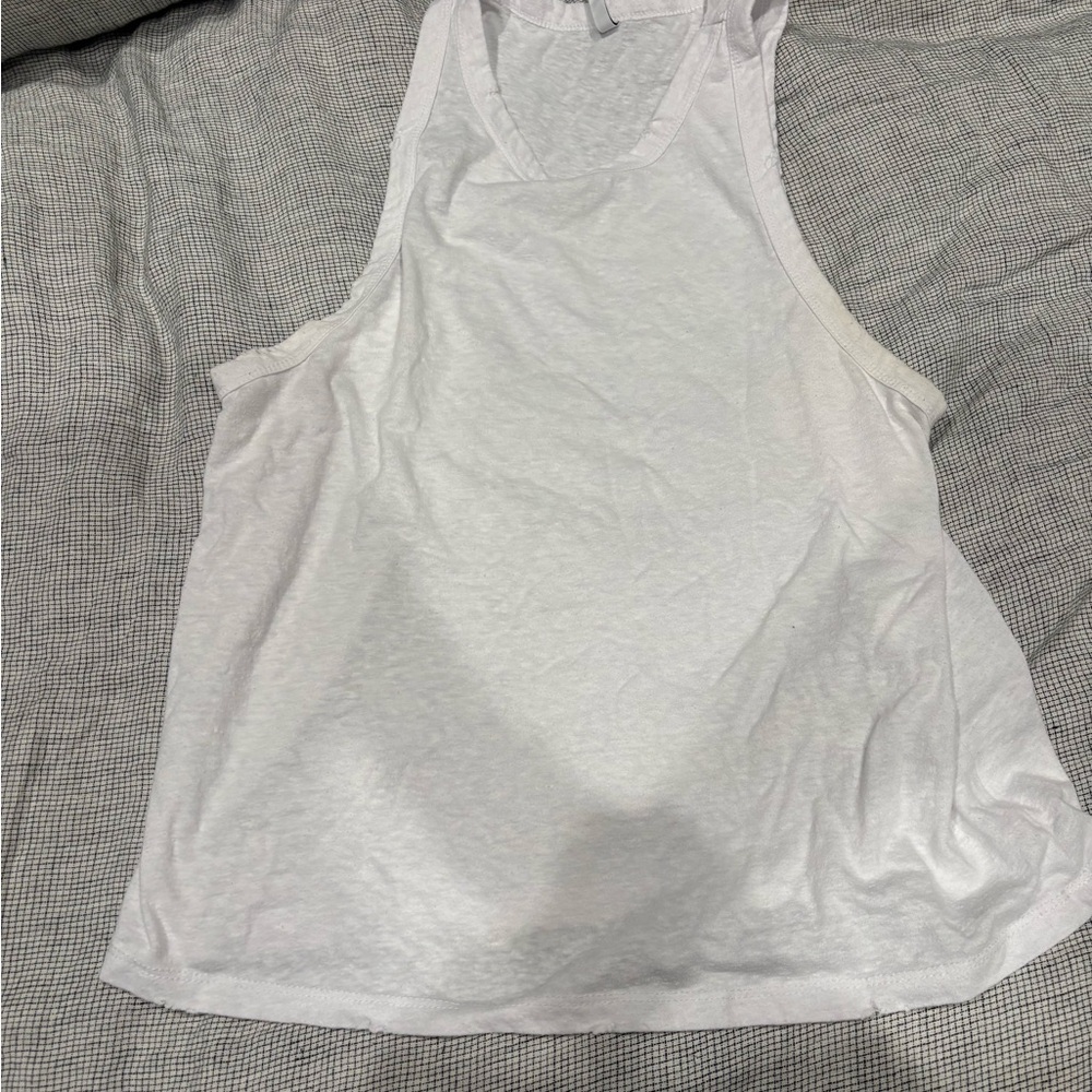Z Supply White Racerback Tank Top